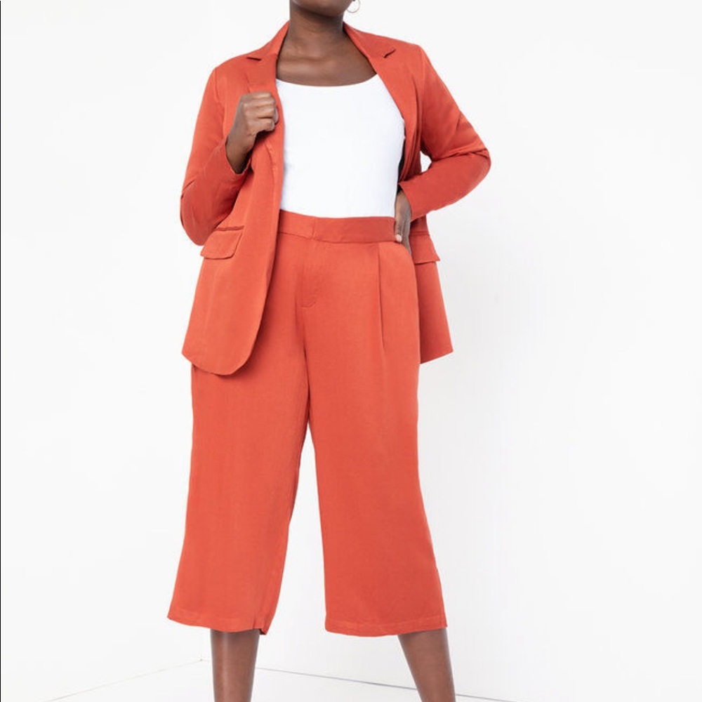 Worn Once Eloquii Cropped Pant Set